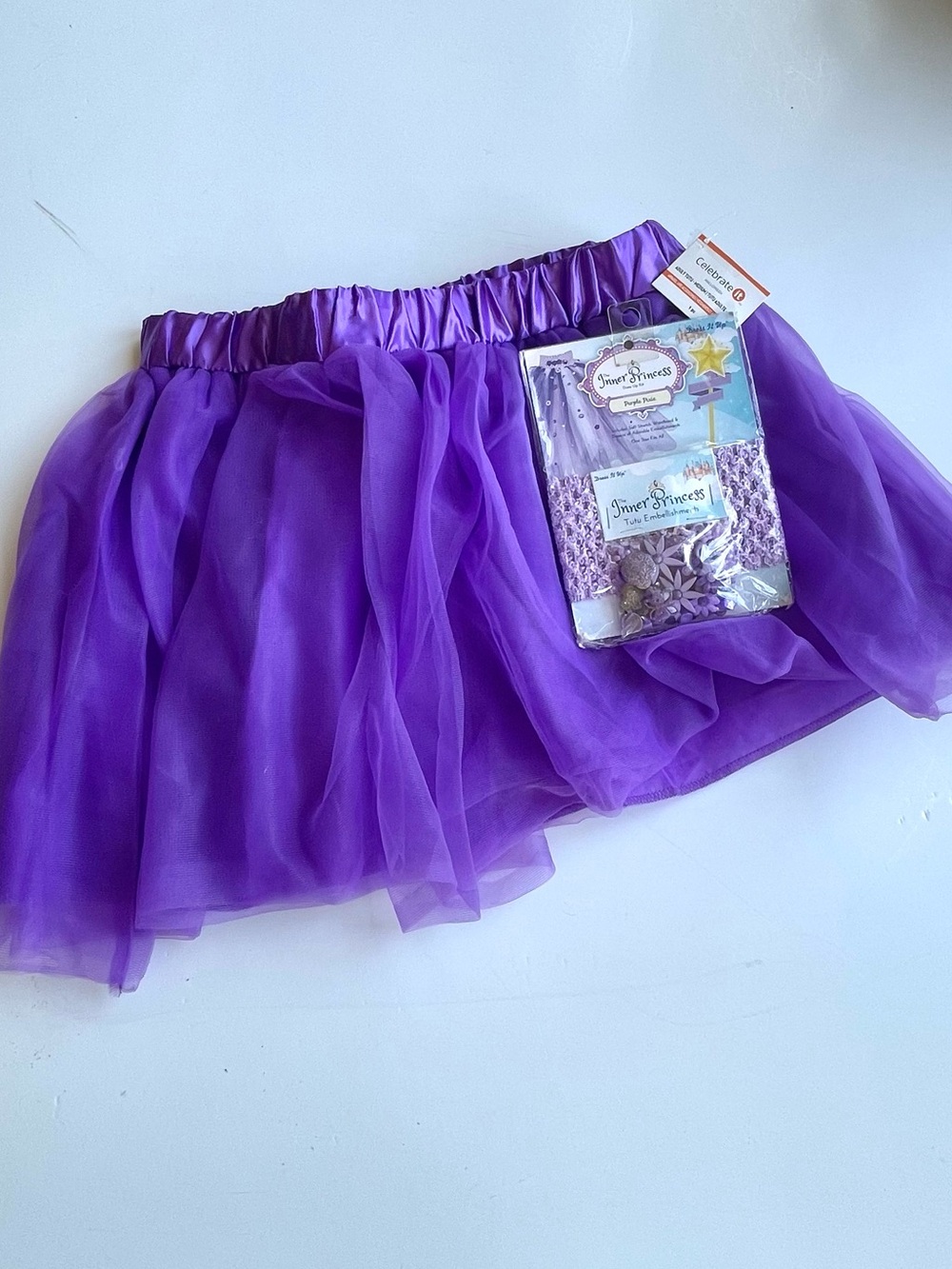 Dress It Up Kit with TUTU Princess Pixie Embellishments Dance Skirt NEW Medium
